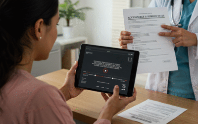 Accessible Subtitles & Transcripts for Low-Literacy Patients